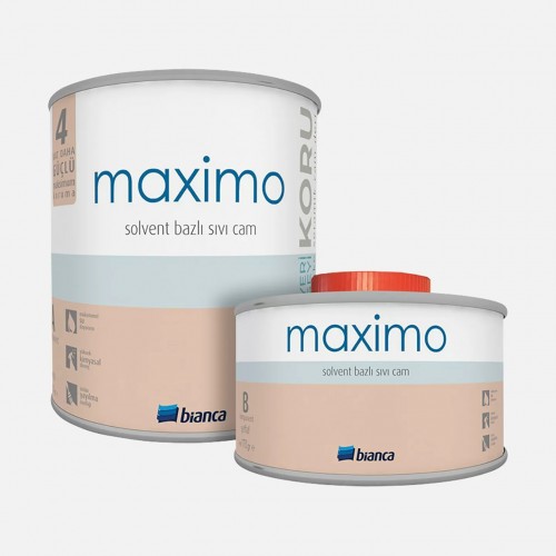 Maximo Solvent Bazlı Sıvı Cam (Parlak - İpek Mat)